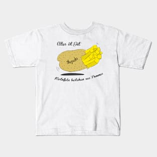 Kartoffeln bestehen aus Pommes Kids T-Shirt